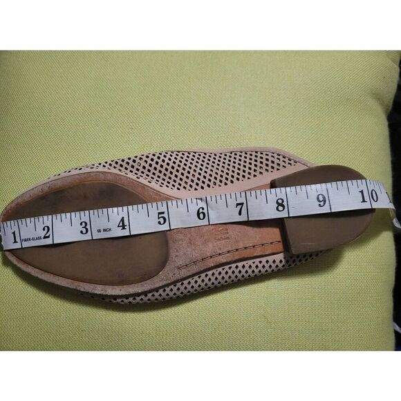 Frye Gwen Perforated Leather Flat Mules Size 7 - Picture 9 of 9